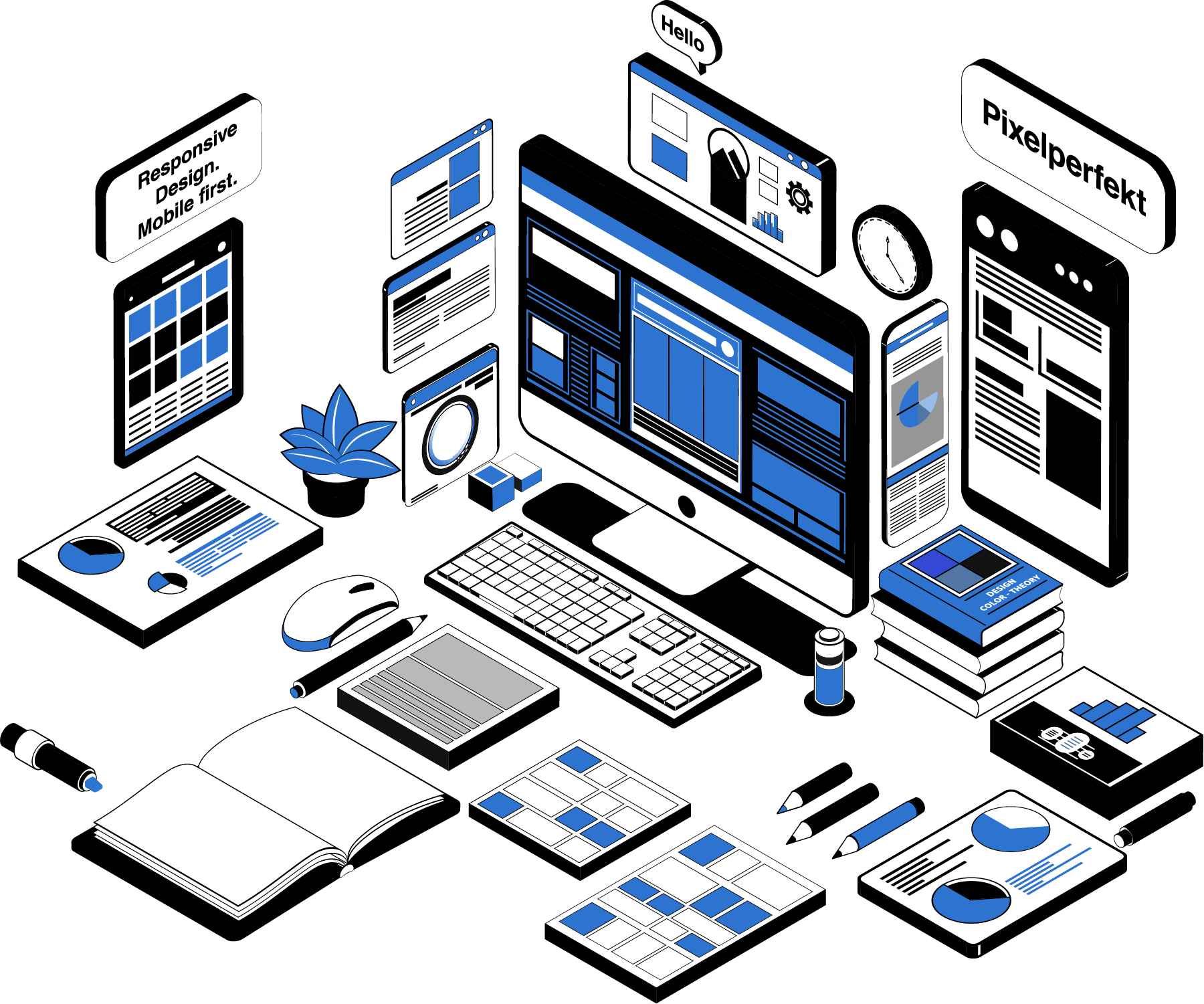 Illustration Webdesign